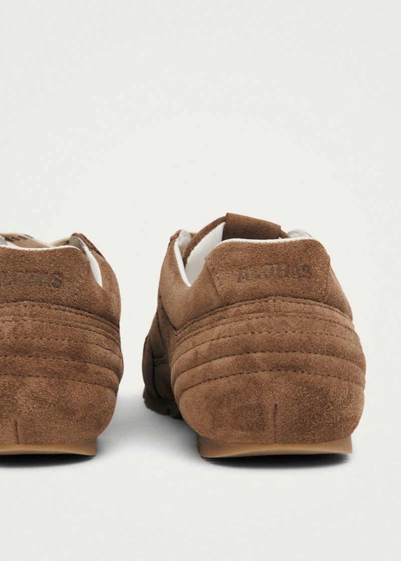 Men's Tb.56 Suede Brown Leather Sneakers