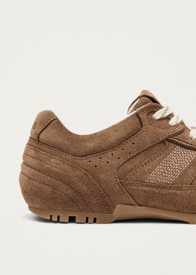 Men's Tb.56 Suede Brown Leather Sneakers