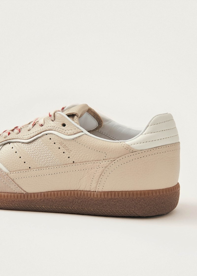 Women's Tb.490 Rife Grain Cream Leather Sneakers