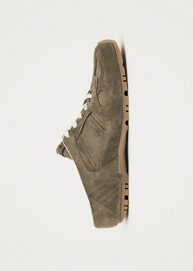 Men's Tb.56 Mule Khaki Leather Sneakers