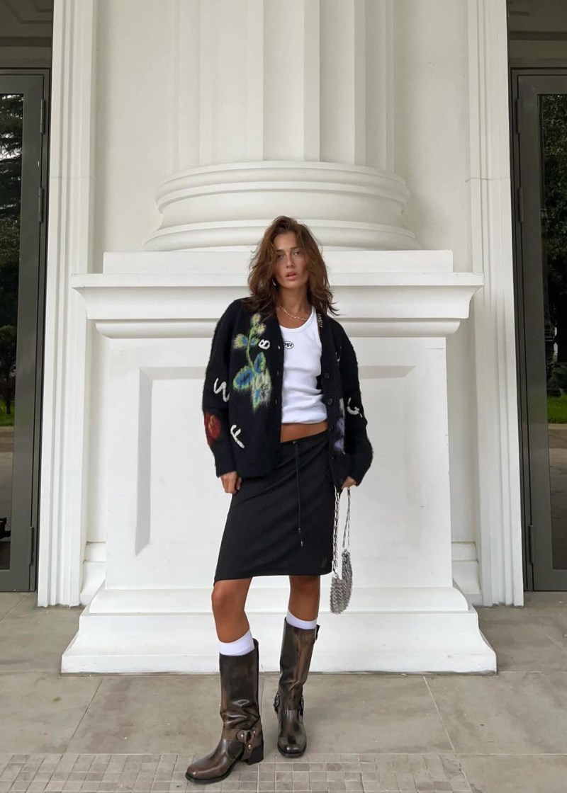 Women's Rocky Brushed Brown Leather Boots