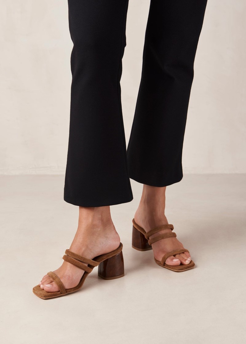 Women's Indiana Brown Leather Sandals