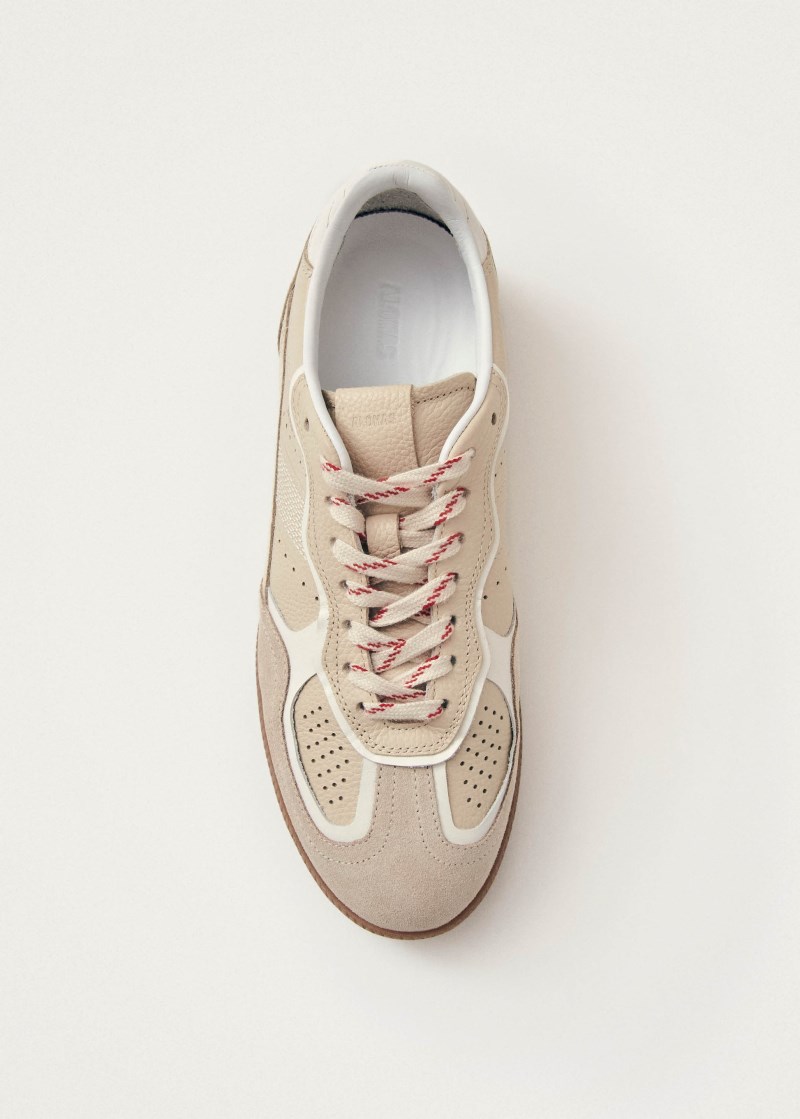 Men's Tb.490 Rife Grain Cream Leather Sneakers