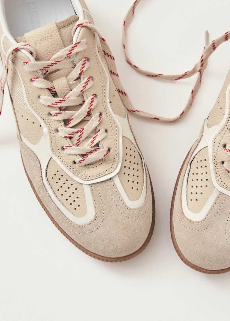 Men's Tb.490 Rife Grain Cream Leather Sneakers