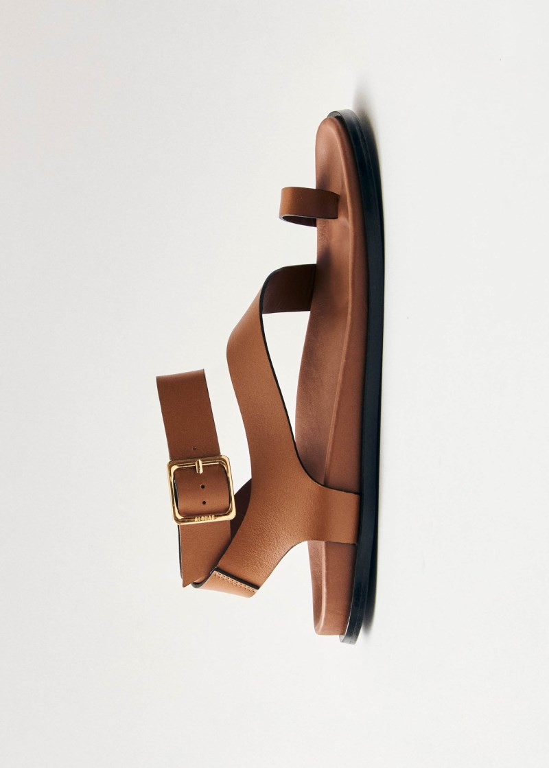 Women's Myles Tan Leather Sandals