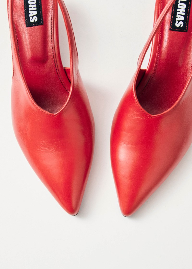 Women's Eros Red Leather Pumps