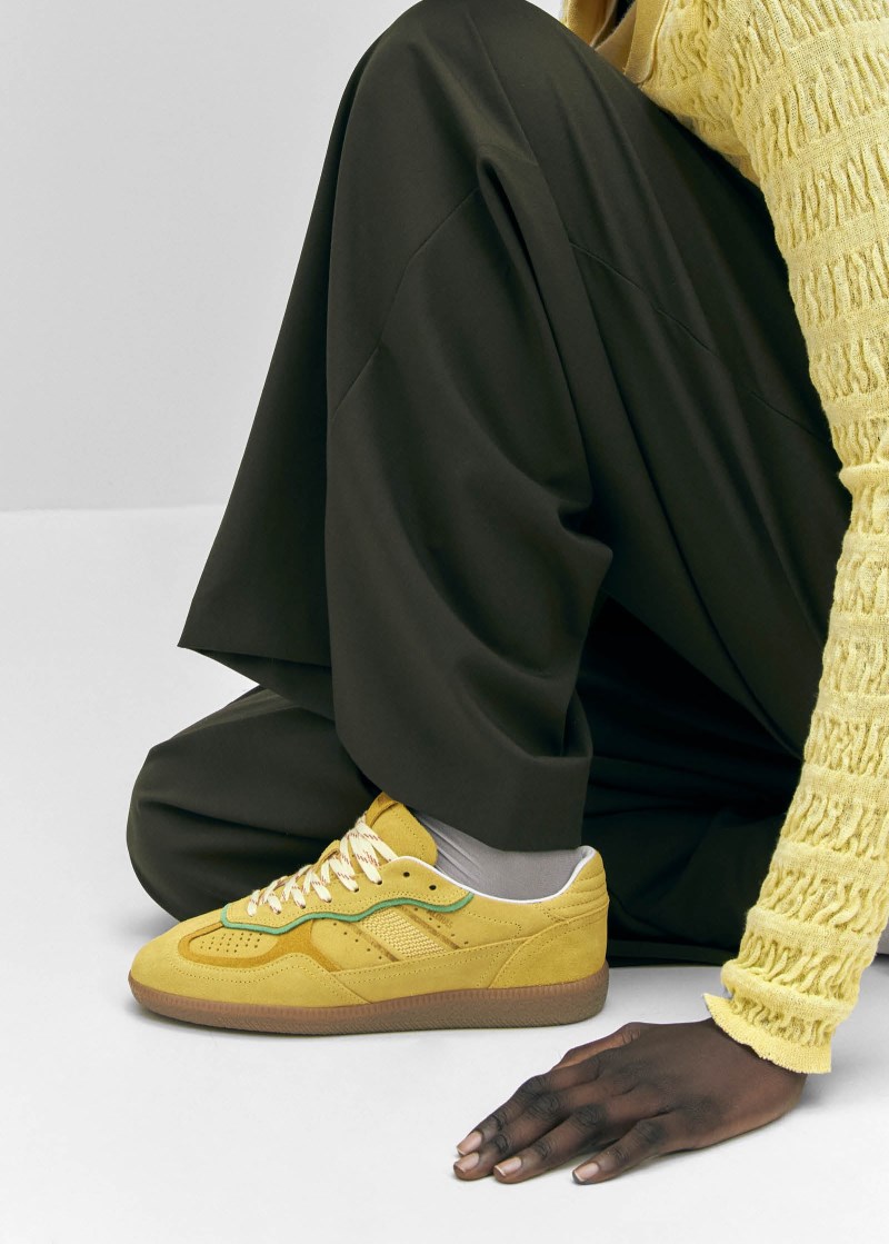 Women's Tb.490 Rife Pale Yellow Leather Sneakers