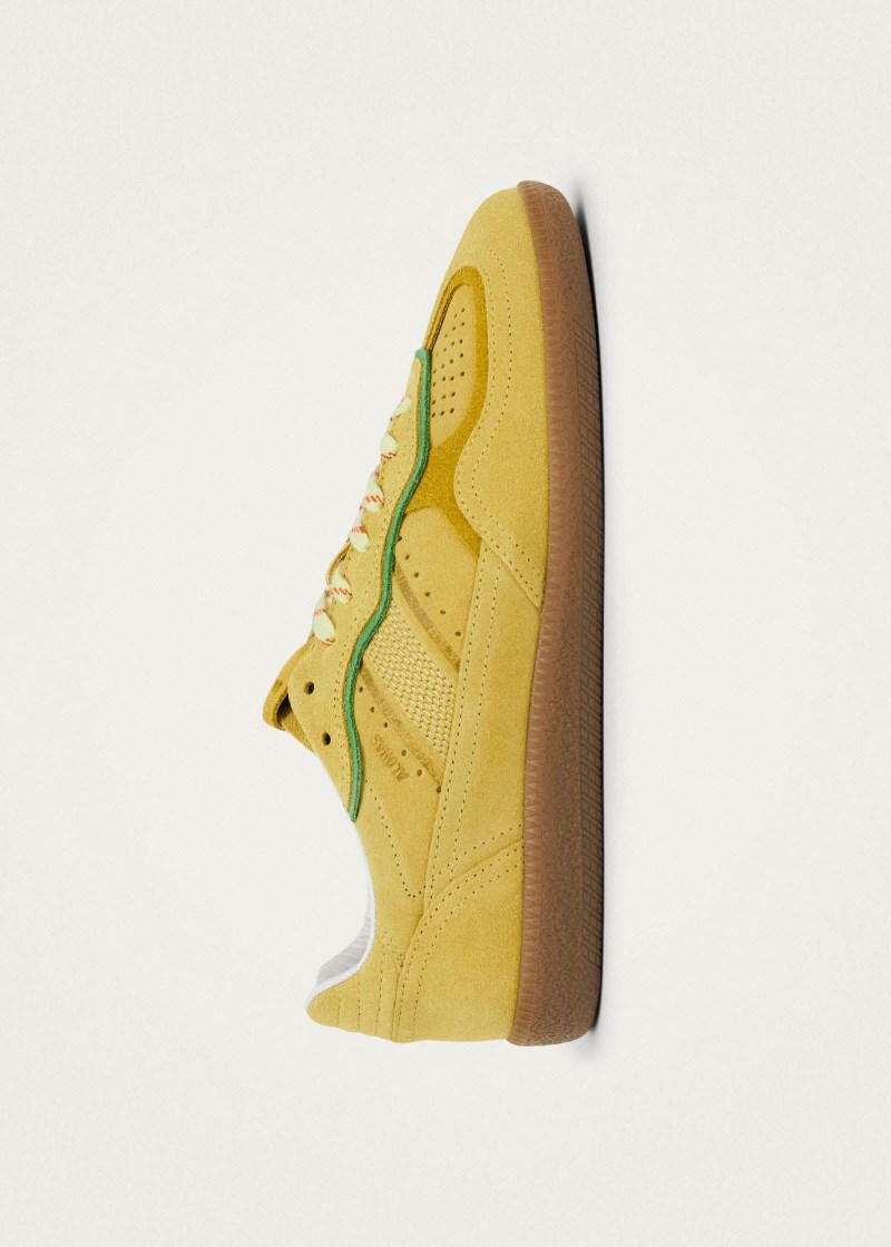 Women's Tb.490 Rife Pale Yellow Leather Sneakers