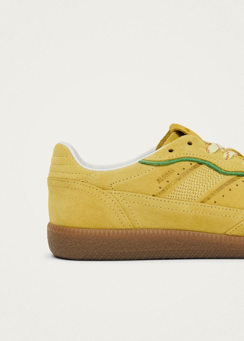 Women's Tb.490 Rife Pale Yellow Leather Sneakers
