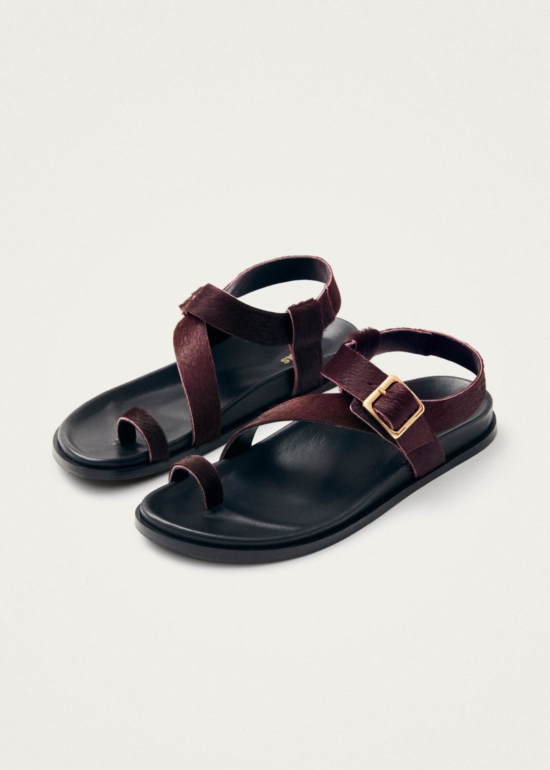 Women's Siren Soft Burgundy Leather Sandals