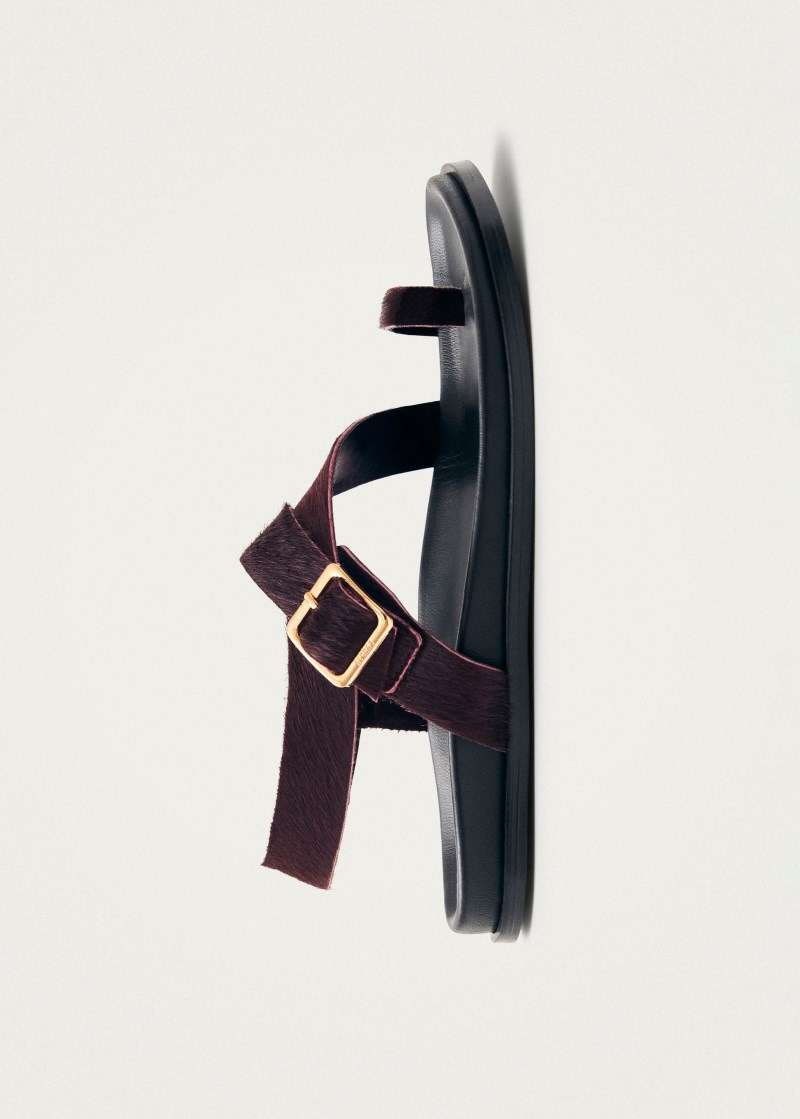 Women's Siren Soft Burgundy Leather Sandals