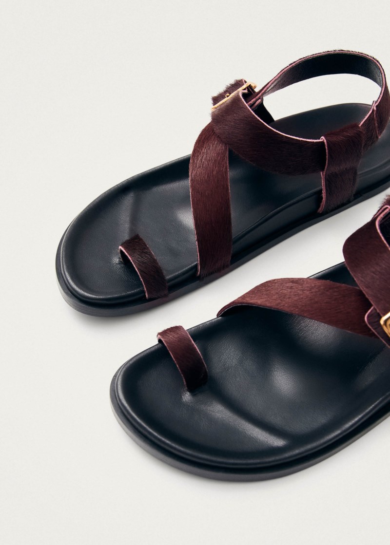 Women's Siren Soft Burgundy Leather Sandals