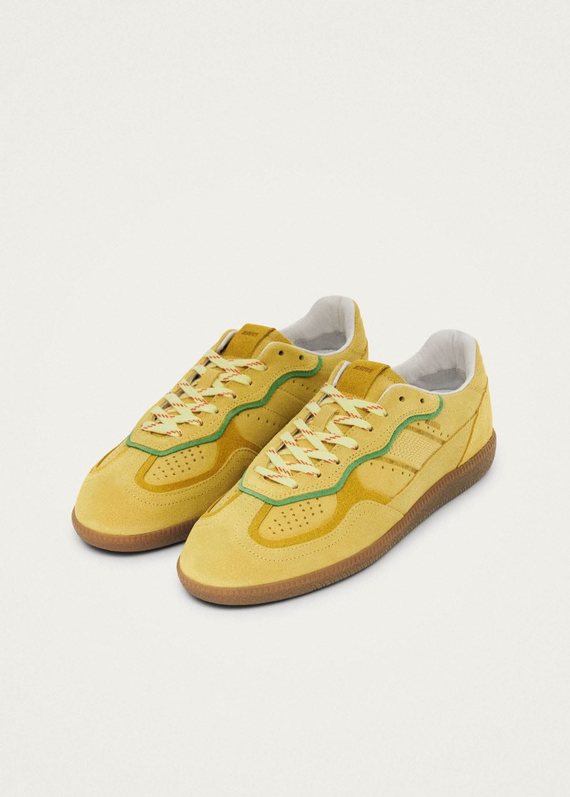 Men's Tb.490 Rife Pale Yellow Leather Sneakers