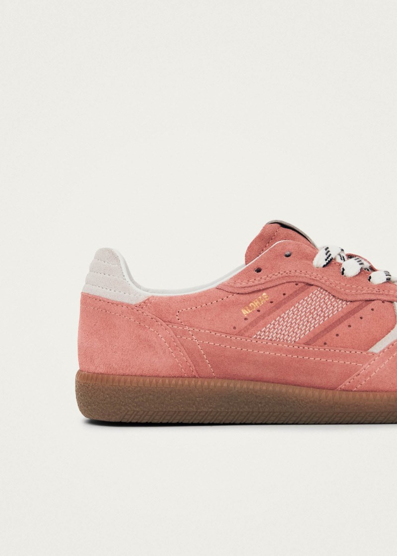 Men's Tb.490 Rife Salmon Pink Leather Sneakers