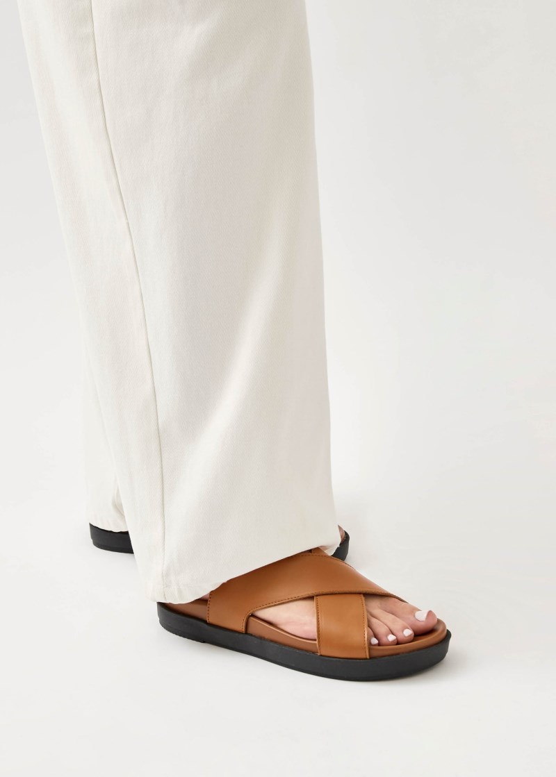 Women's Nico Tan Leather Sandals