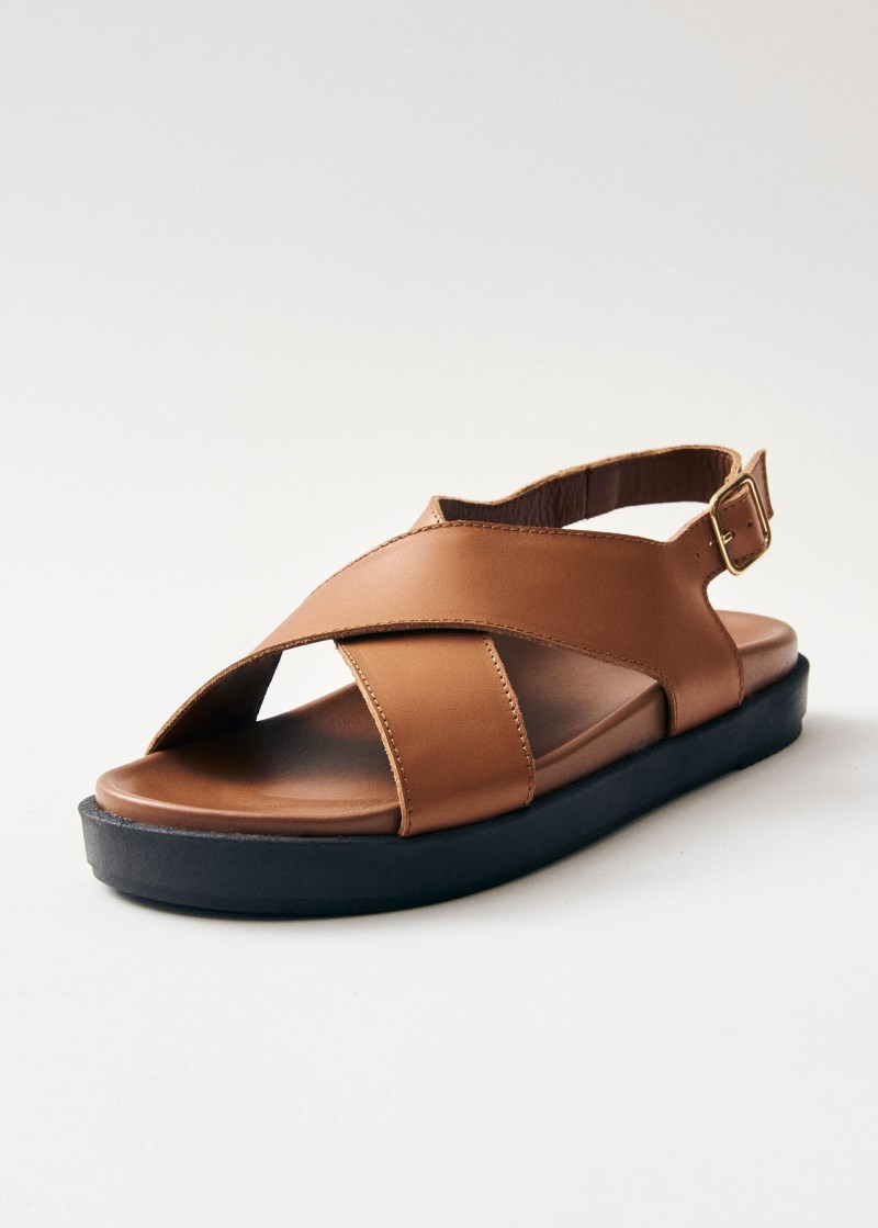 Women's Nico Tan Leather Sandals