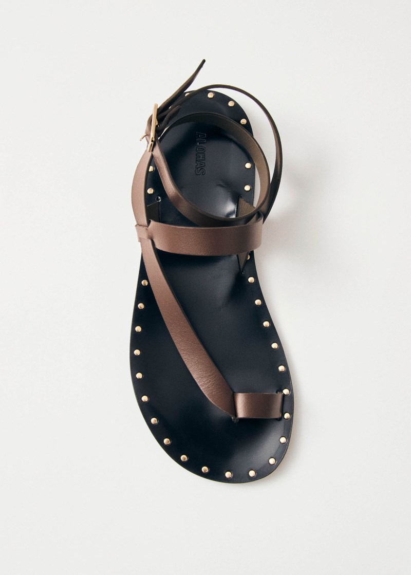 Women's Tallula Brown Leather Sandals