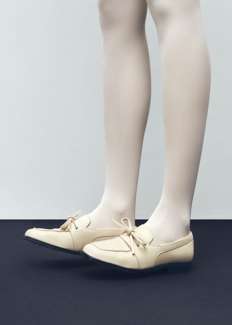 Women's Amour Cream Leather Loafers