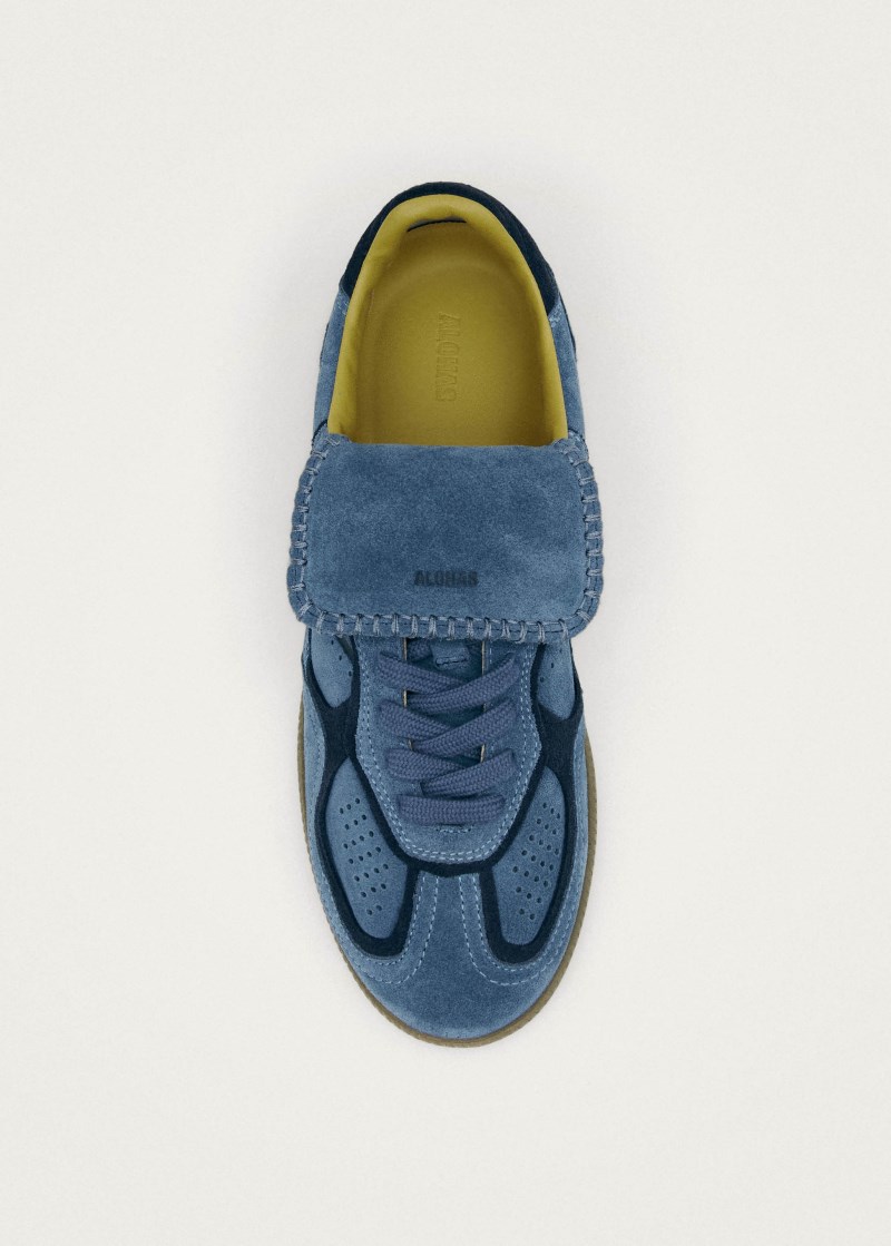 Men's Tb.490 Club Suede Blue Leather Sneakers
