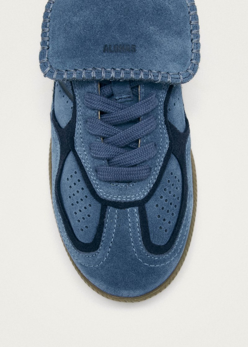 Men's Tb.490 Club Suede Blue Leather Sneakers