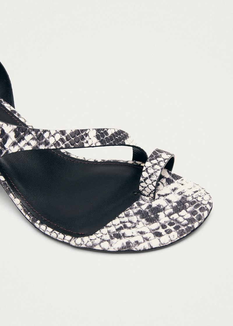 Women's Miquela Indo Grey Leather Sandals