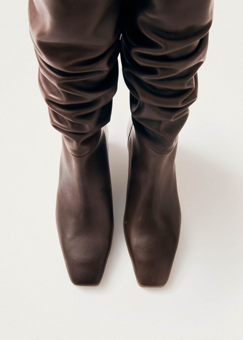 Women's Kalila Brown Leather Boots