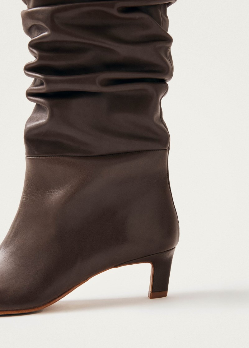 Women's Kalila Brown Leather Boots