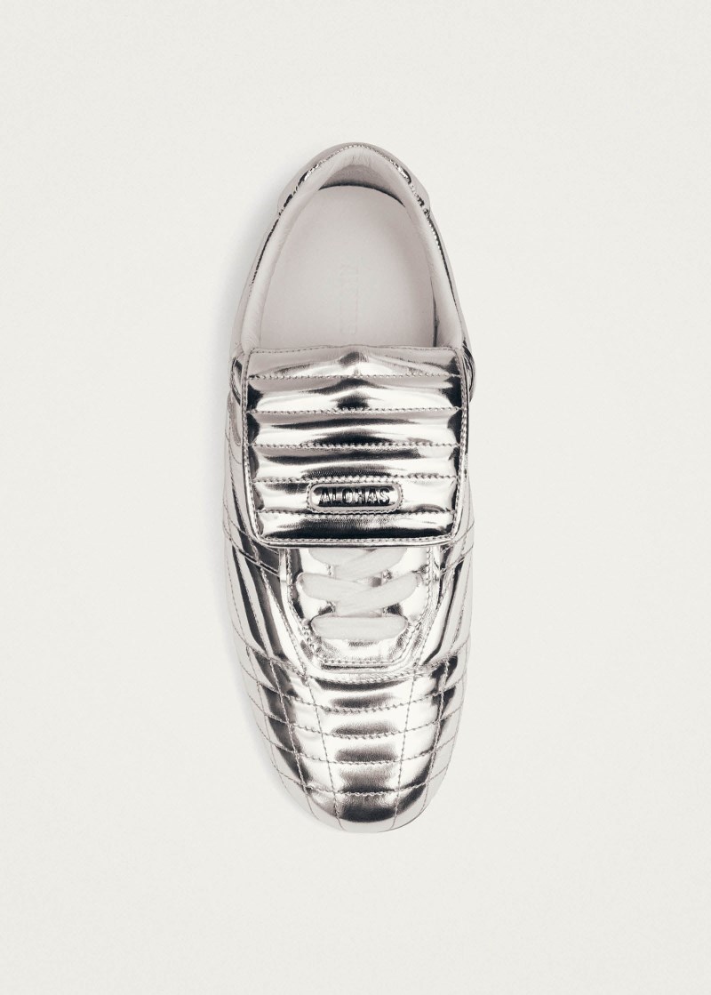 Women's Tb.99 Silver Leather Sneakers