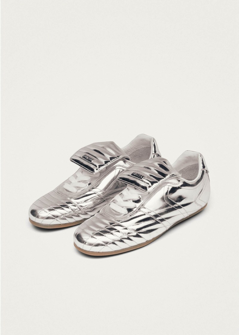 Women's Tb.99 Silver Leather Sneakers
