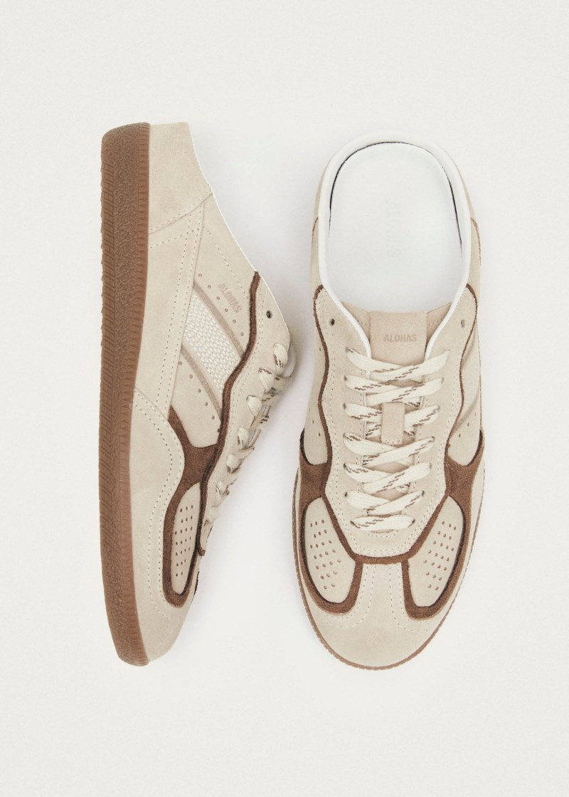 Women's Tb.490 Mule Cream Leather Sneakers
