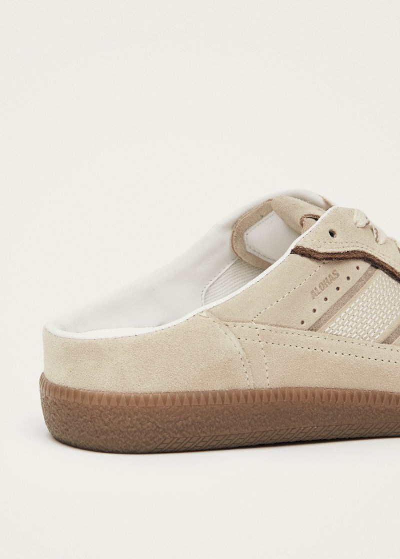 Women's Tb.490 Mule Cream Leather Sneakers