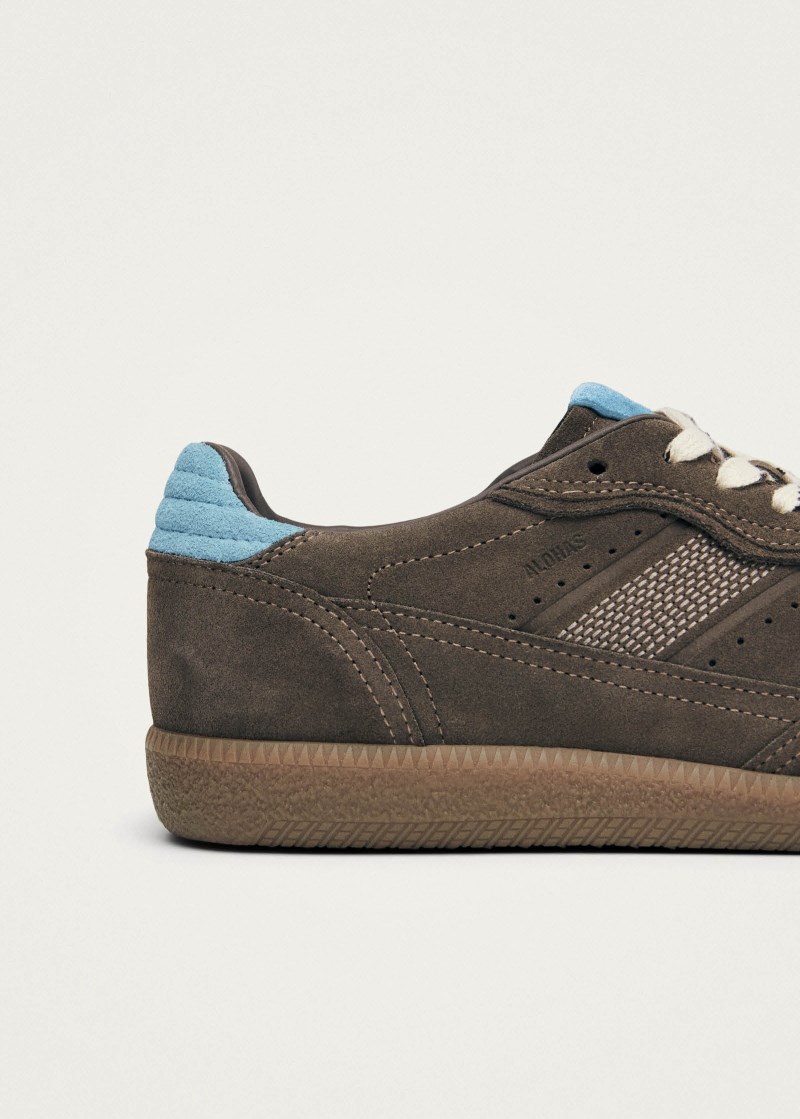 Women's Tb.490 Rife Taupe Cornflower Blue Leather Sneakers