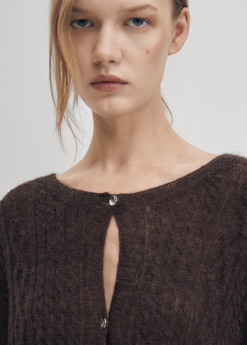 Women's Corden Brown Cardigan