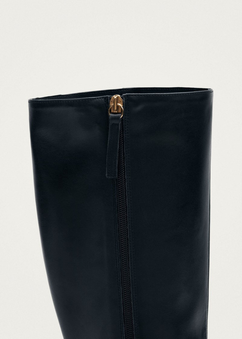 Women's East Black Leather Boots