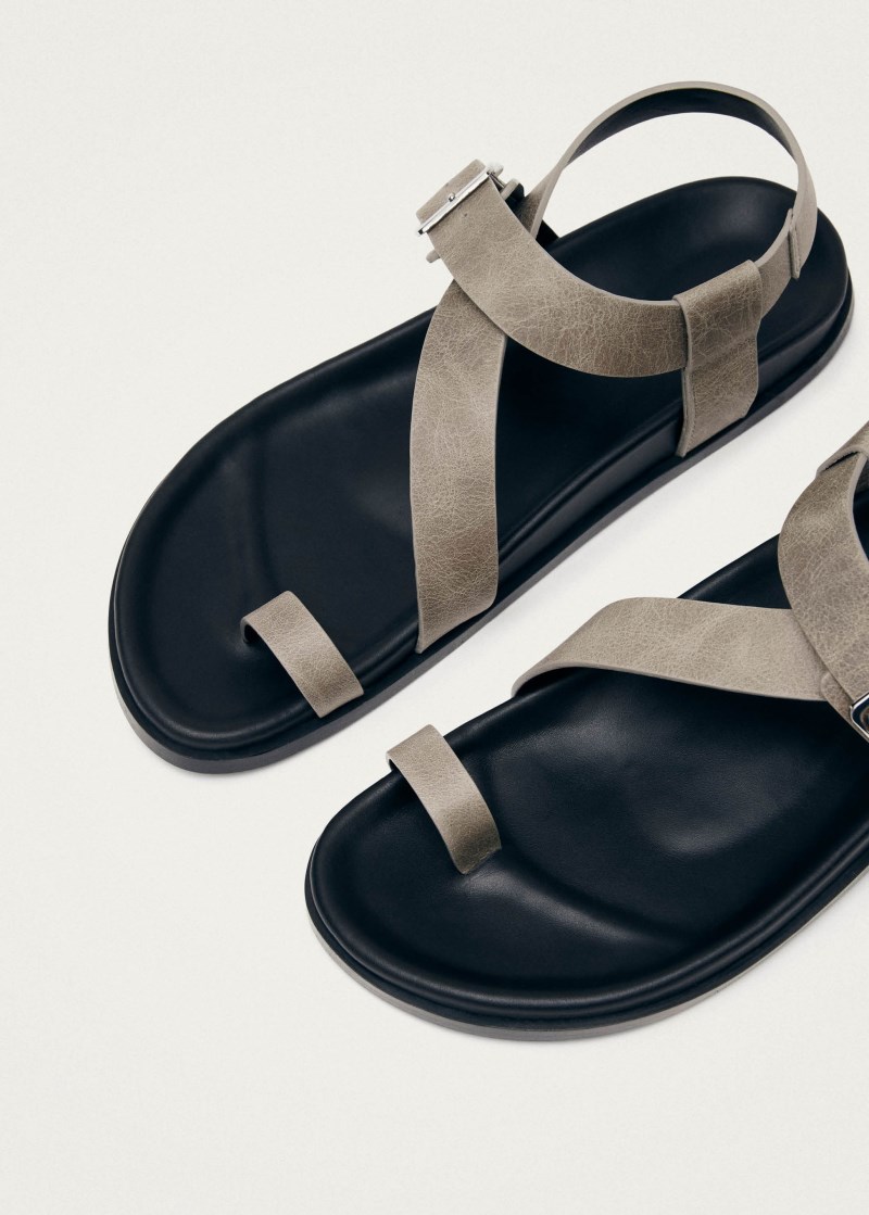 Women's Siren Vintage Grey Leather Sandals