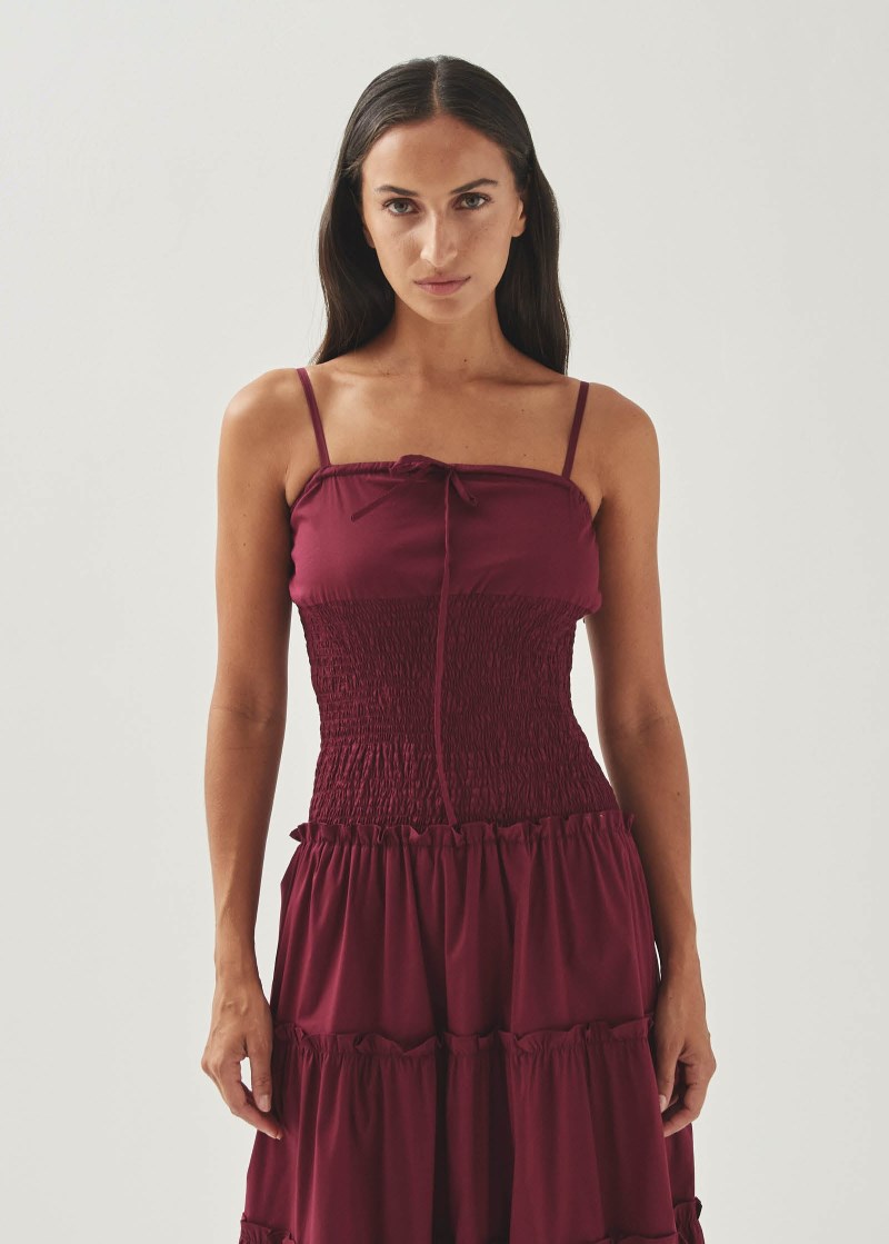 Women's Masami Burgundy Dress