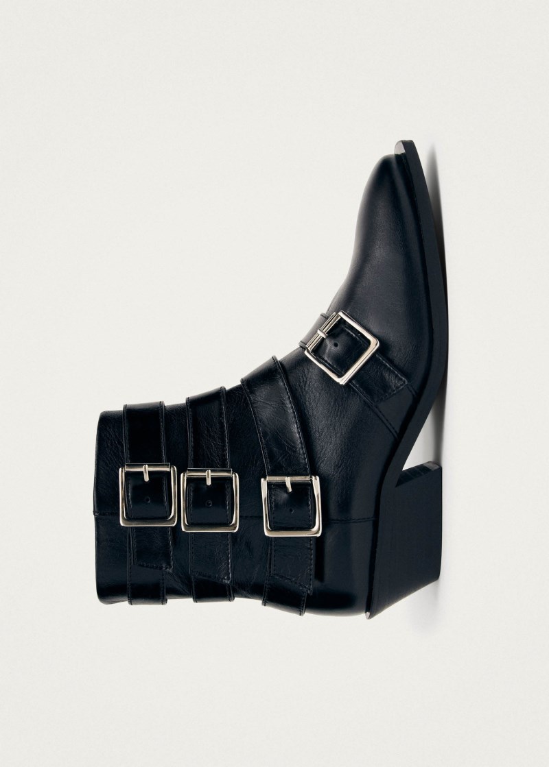 Women's Eras Black Leather Ankle Boots