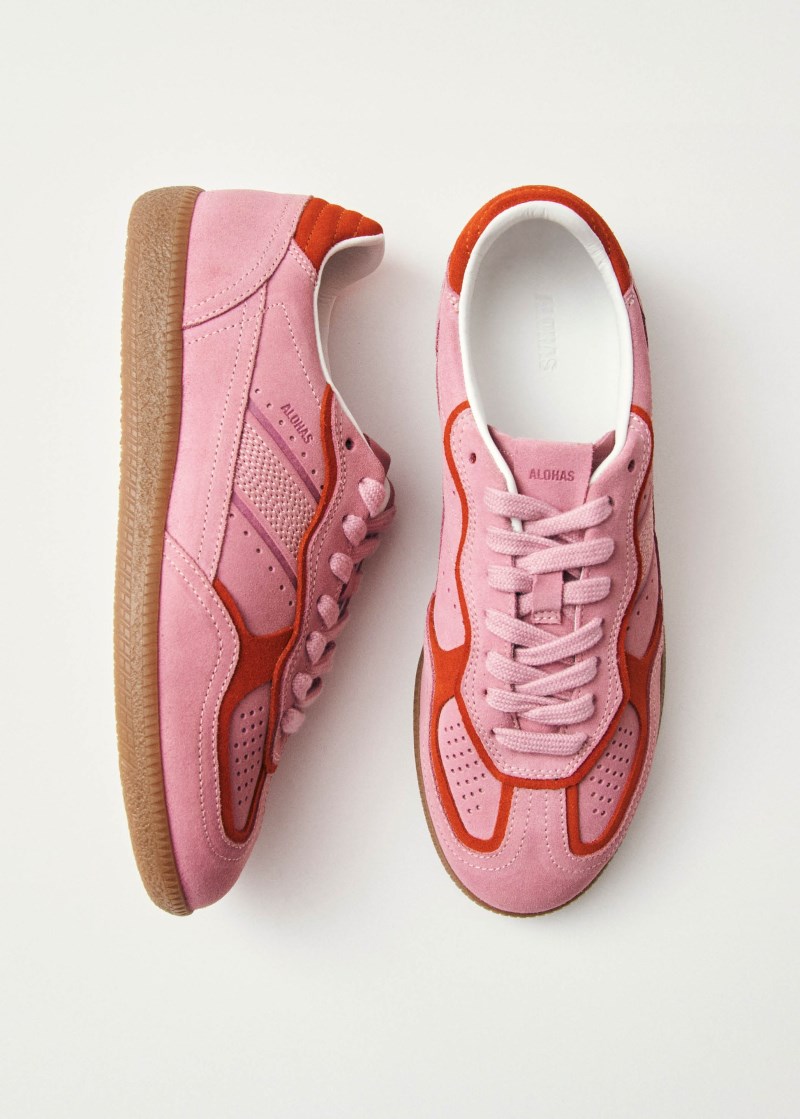 Women's Tb.490 Rife Sea Pink Leather Sneakers