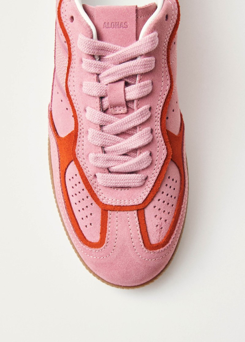 Women's Tb.490 Rife Sea Pink Leather Sneakers