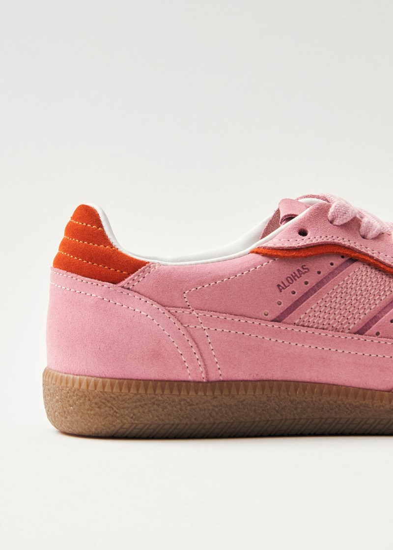 Women's Tb.490 Rife Sea Pink Leather Sneakers
