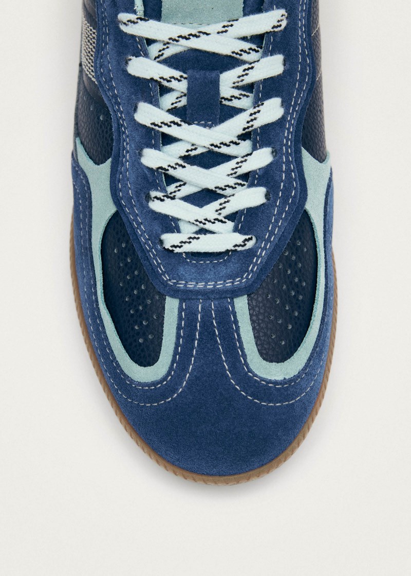 Women's Tb.490 Rife Grain Cobalt Leather Sneakers