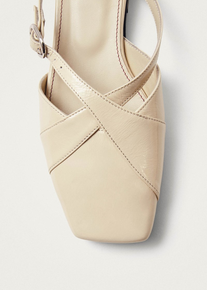 Women's Adria Onix Cream Leather Mules