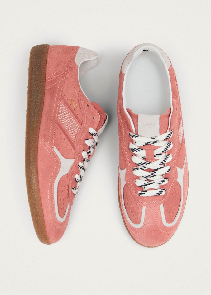 Women's Tb.490 Rife Salmon Pink Leather Sneakers