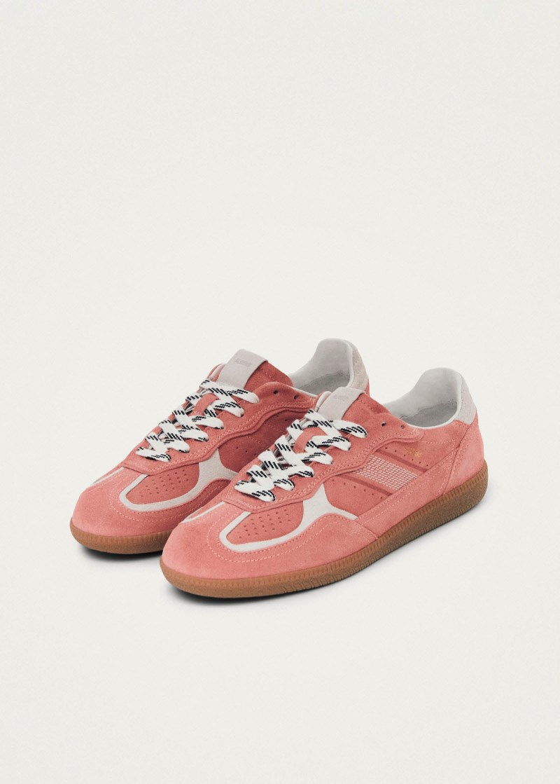 Women's Tb.490 Rife Salmon Pink Leather Sneakers