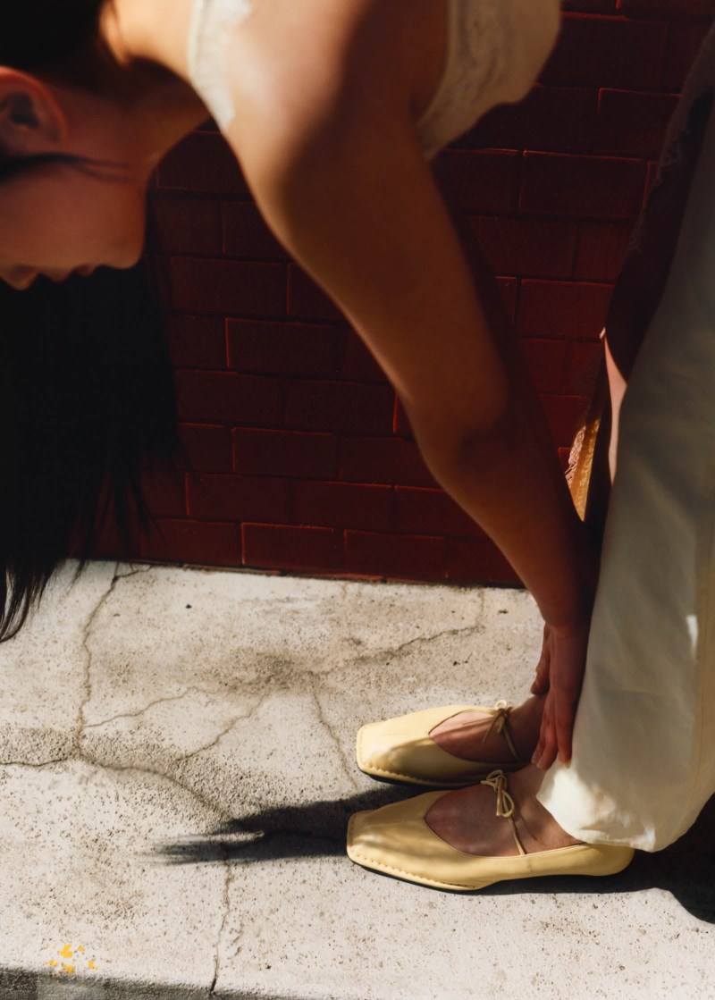 Women's Sway Vanilla Leather Ballet Flats