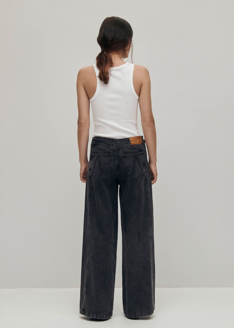 Women's Magda Black Denim Pants