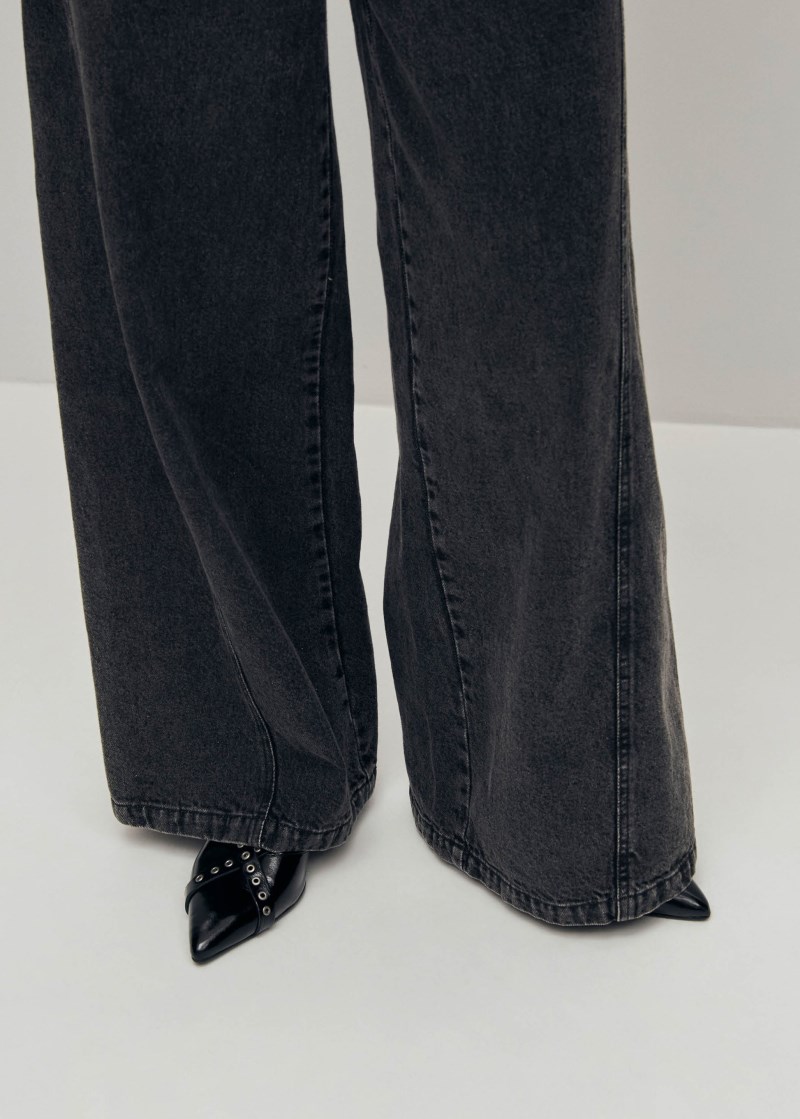 Women's Magda Black Denim Pants