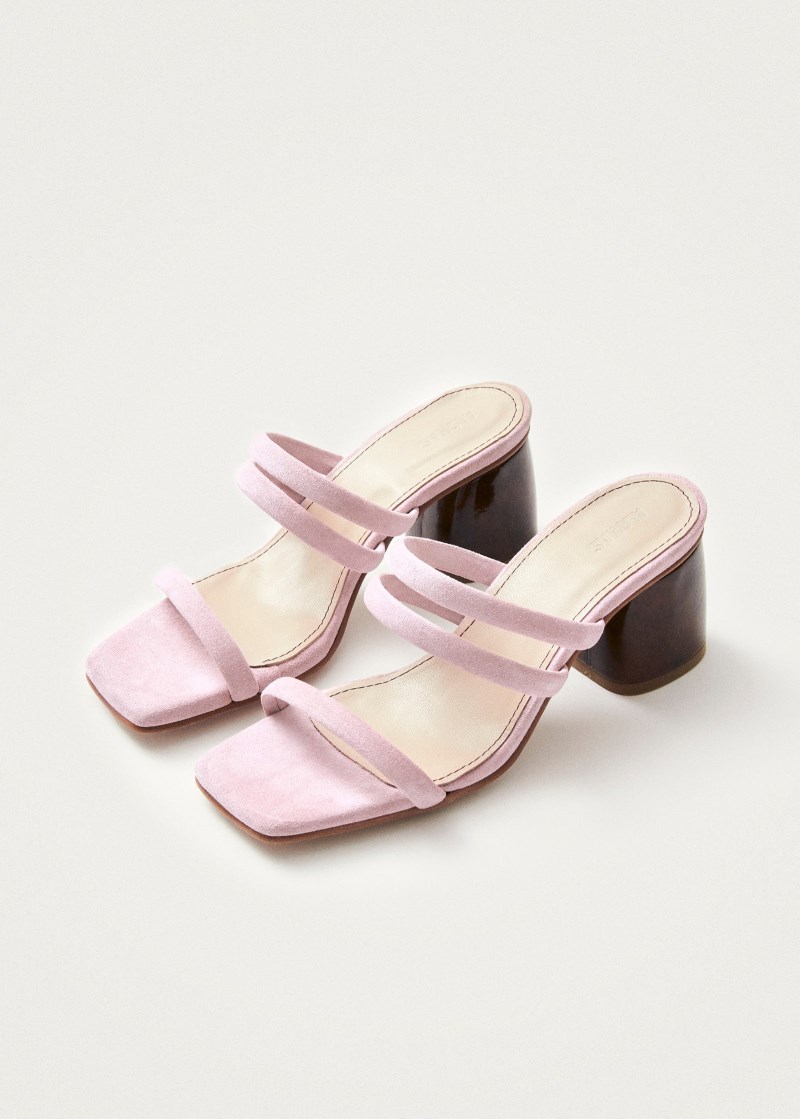 Women's Indiana Pale Pink Leather Sandals
