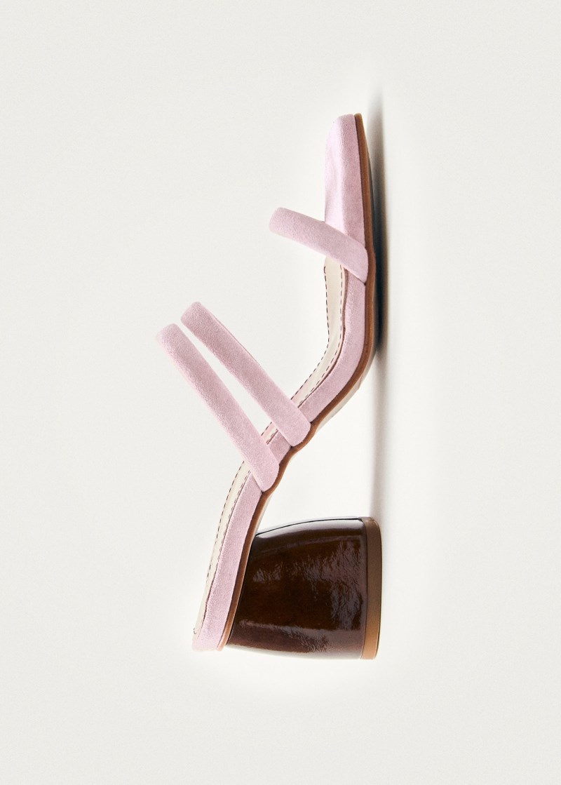 Women's Indiana Pale Pink Leather Sandals