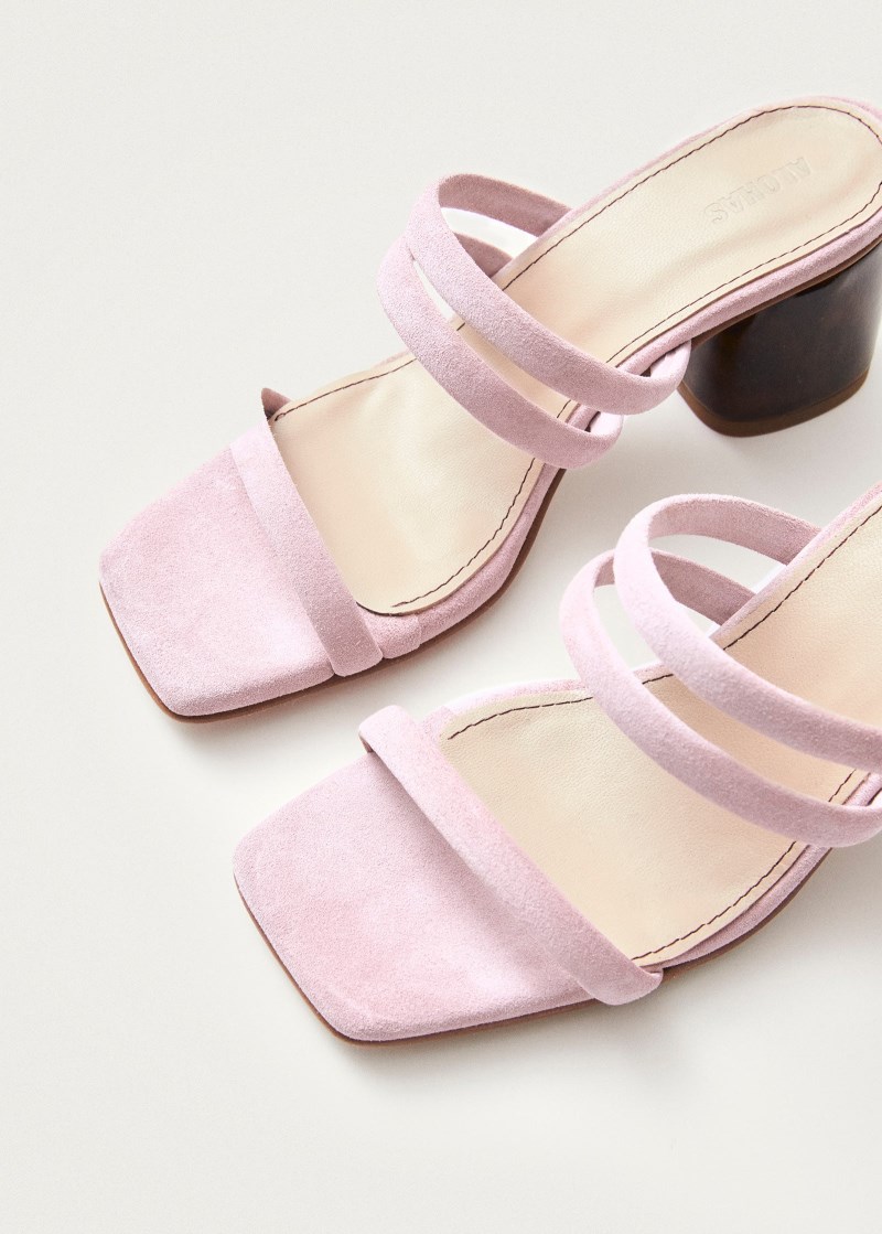 Women's Indiana Pale Pink Leather Sandals